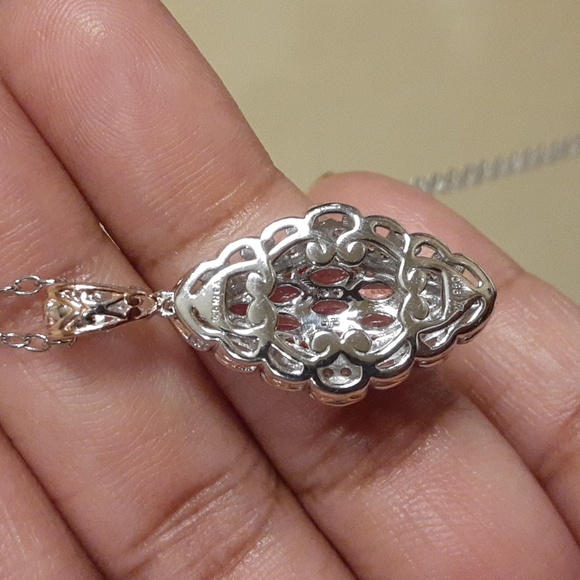 RARE, 925 Limited Edition, Padparadscha Sapphire & White Zircon. - Picture 10 of 10